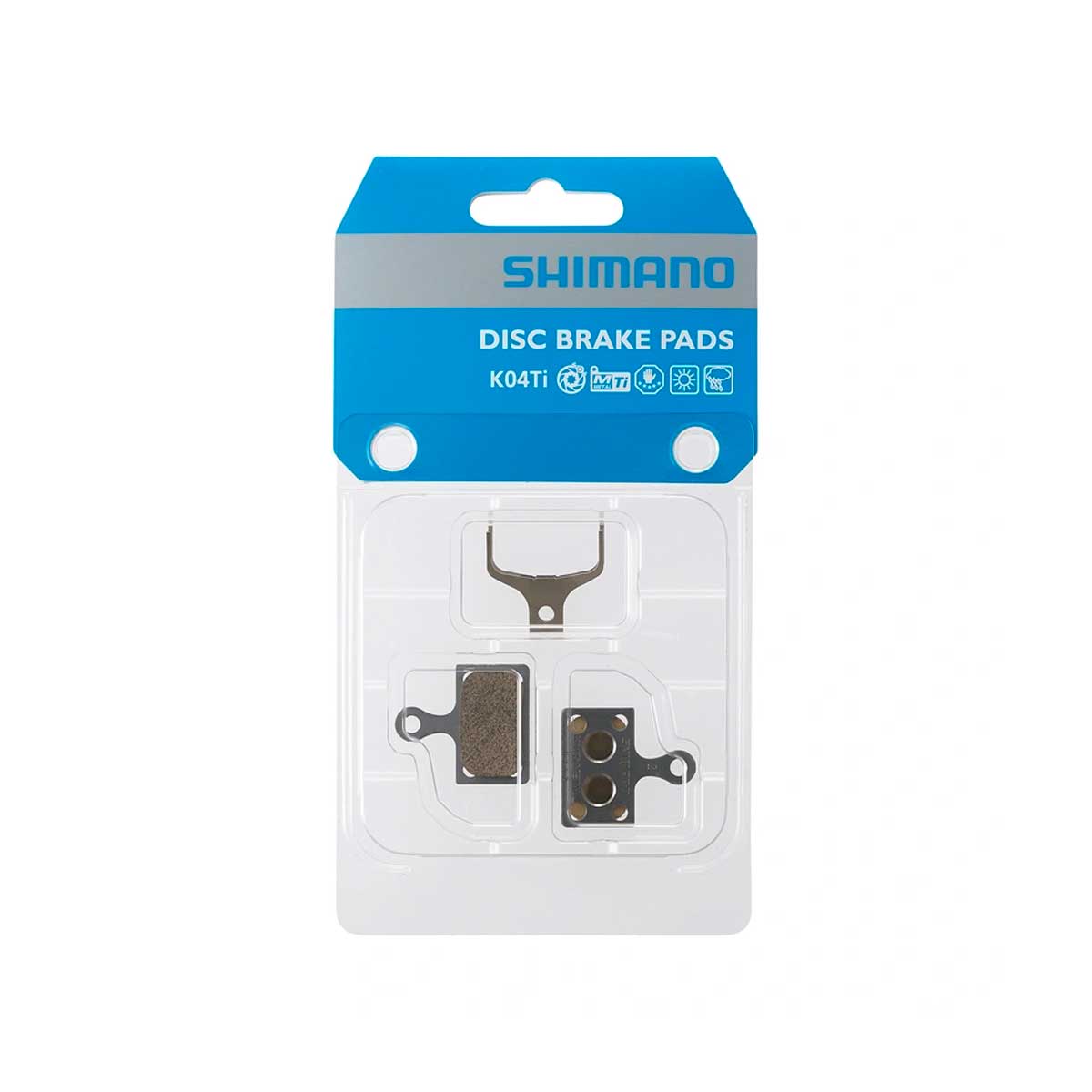 Balatas de freno SHIMANO K04TI-MX de metal